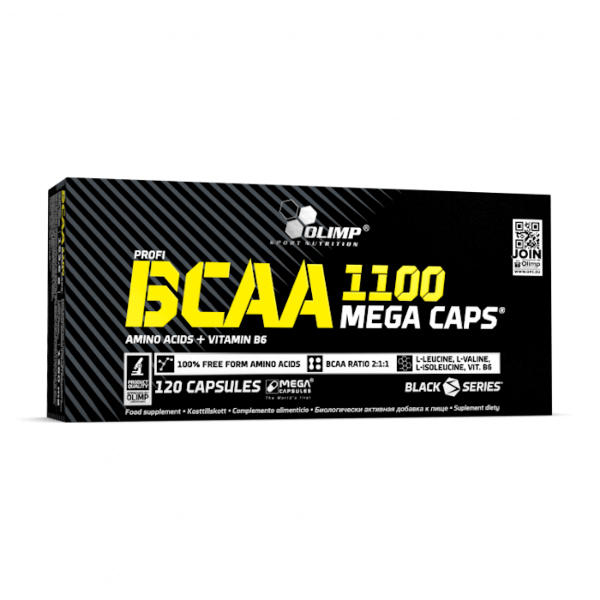 تصویر  BCAA 1100 MEGA CAPS