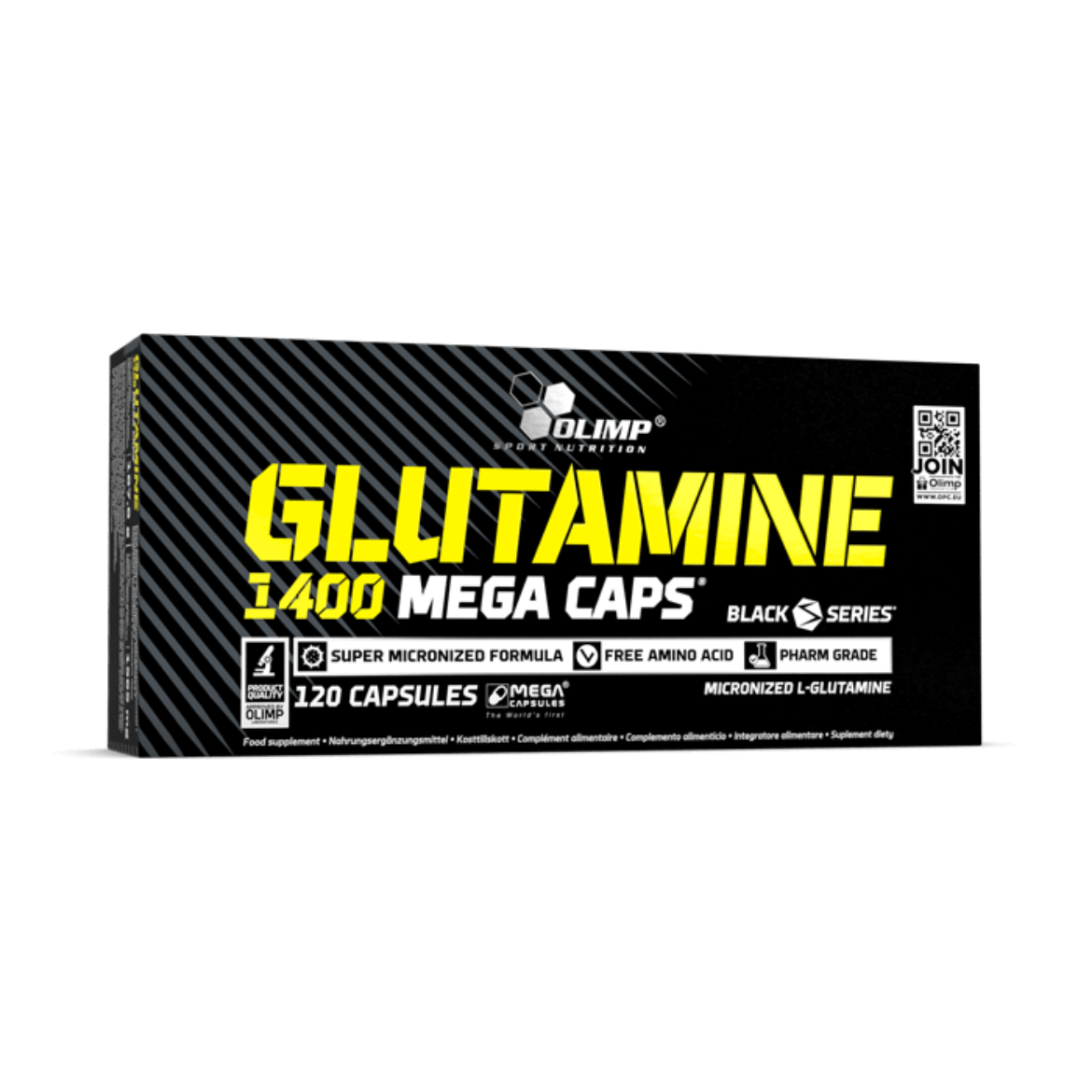 تصویر  GLUTAMINE 1400 MEGA CAPS